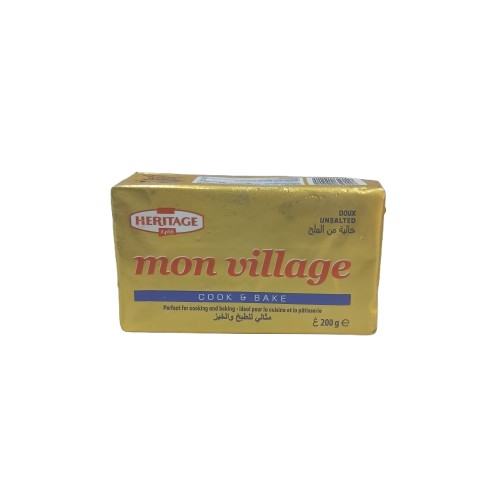 MON VILLAGE UNSALTED BUTTER 200G