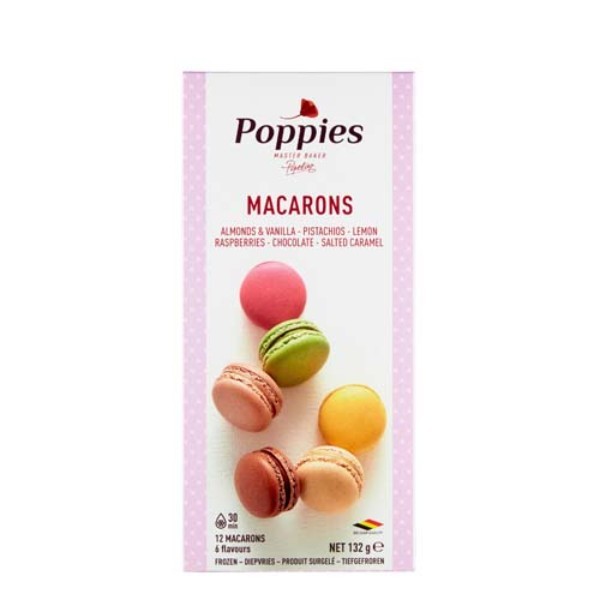 POPPIES MACARONS FROZEN 12PCS
