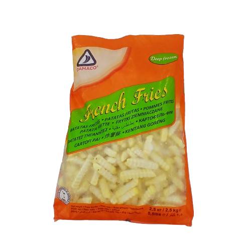 DAMACO CRINKLE POTATO CHIPS 2.5KG