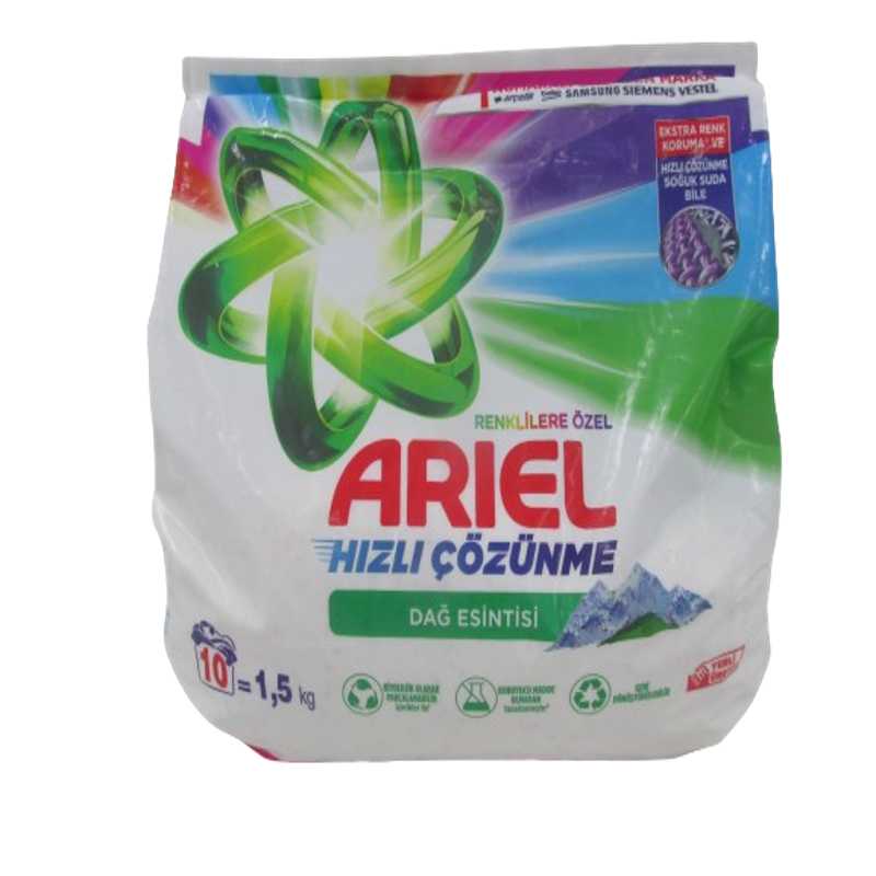 ARIEL MATIC POWDER 1.5KG MOUNTAIN BREEZE COLOR