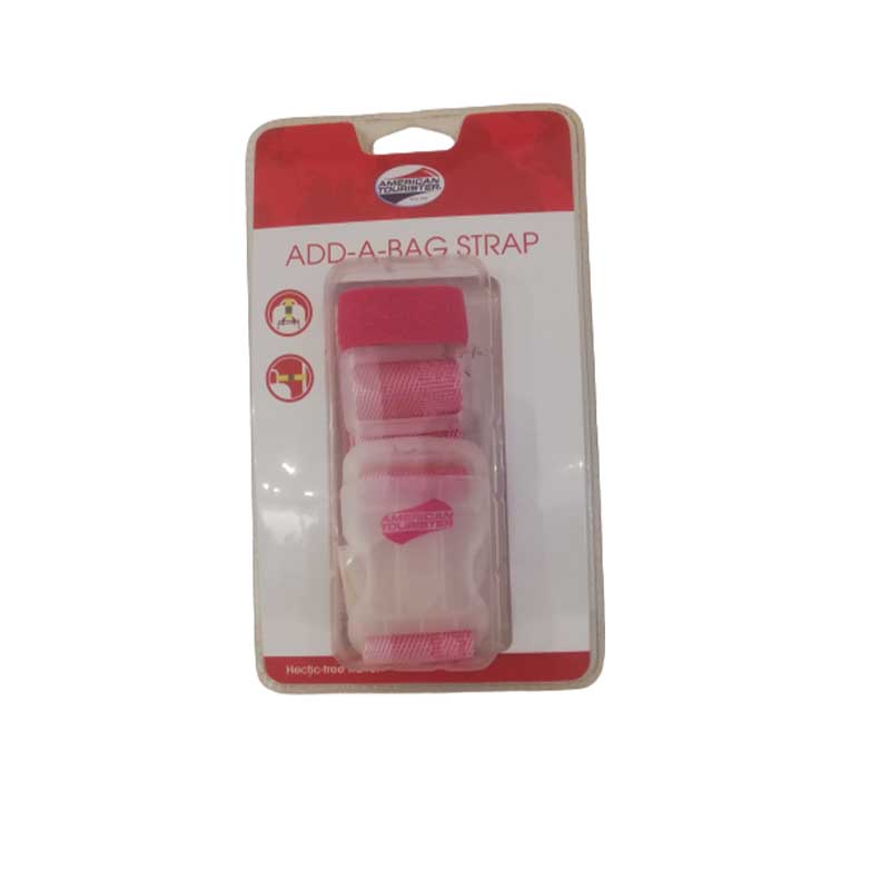 AT ADD-A-BAG STRAP NEON PINK LOGO