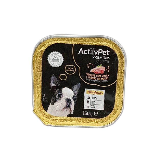 ACTIVPET WET DOG FOOD VEAL GRAVY 150G