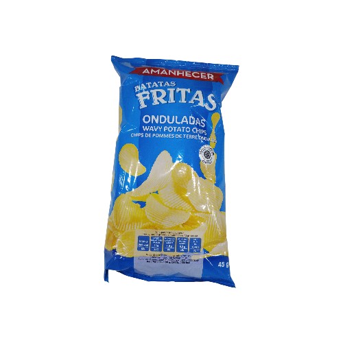 AMANHECER POTATO CHIPS WAVY 45G