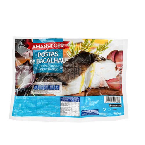 AMANHECER COD PORTIONS FROZEN 900G