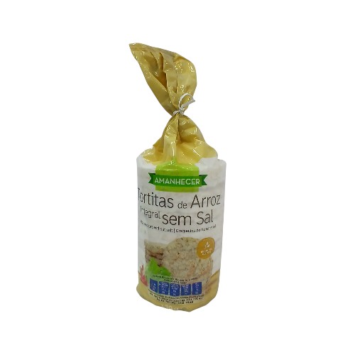 AMANHECER RICE CAKES NO GLUTEN NO SALT 130G