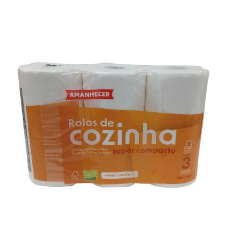 RENOVO KITCHEN ROLL COMPACT 3PK