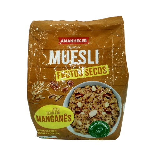 AMANHECER CRUNCHY MUESLI NUTS 500G