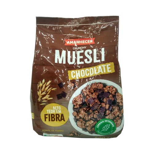 AMANHECER CRUNCHY MUESLI CHOCOLATE 500G