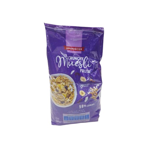 AMANHECER CRUNCHY MUESLI FRUITS 500G