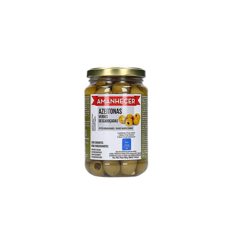 AMANHECER  GREEN OLIVES STUFFED 200G