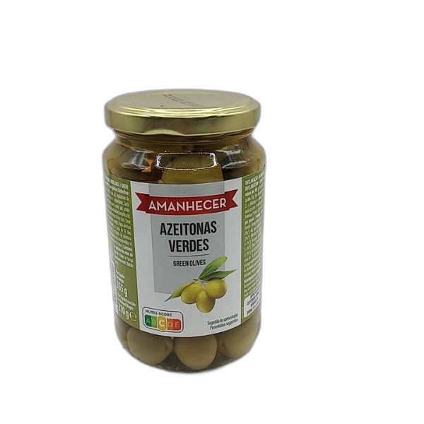 AMANHECER  GREEN OLIVES 210G