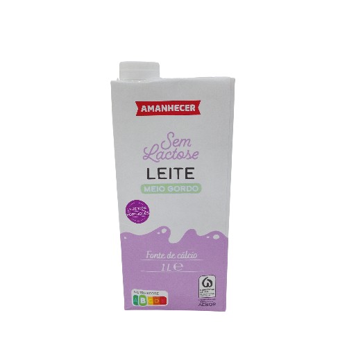 AMANHECER  LACTOSE FREE MILK SEMI 1L
