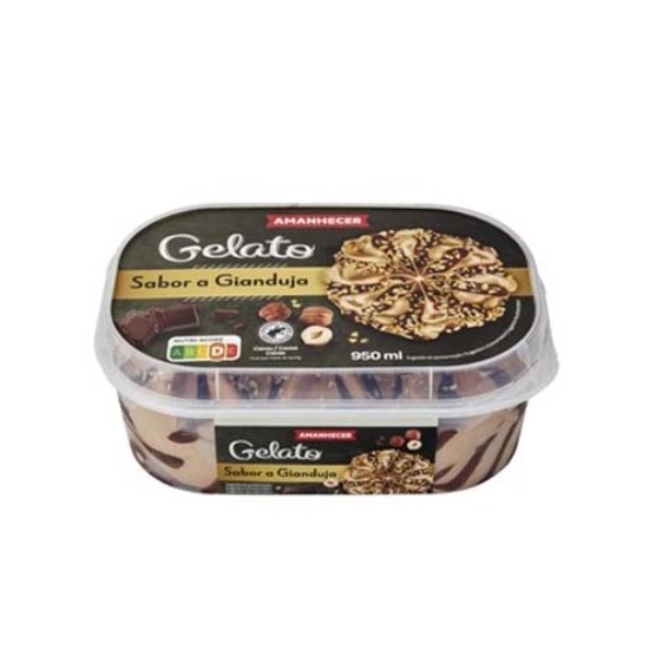 AMANHECER CRUNCHY HAZELNUT ICE CREAM 4X70ML