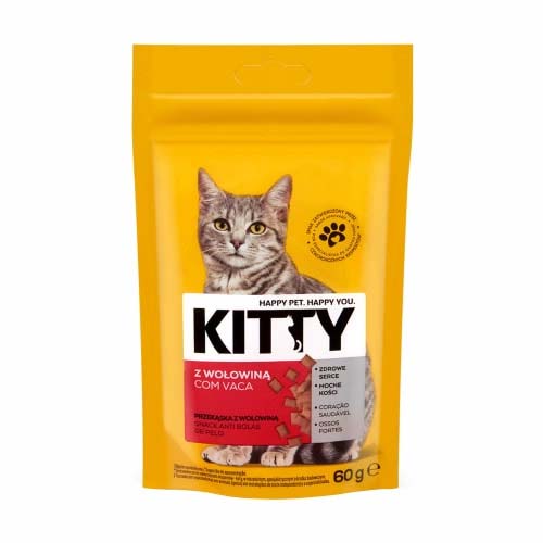 KITTY HAIRBALL SNACK BEEF 60G