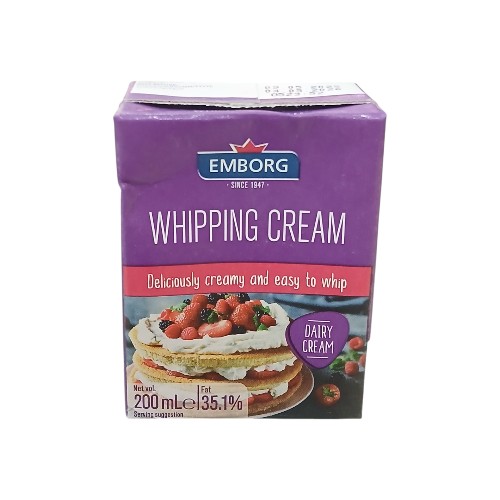 EMBORG WHIPPING CREAM 200ML