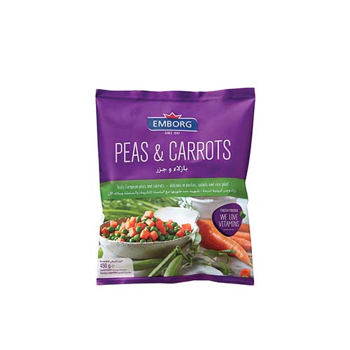 EMBORG PEAS-CARROTS 450G