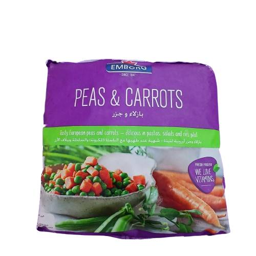 PEAS CARROTS 900G EMBORG