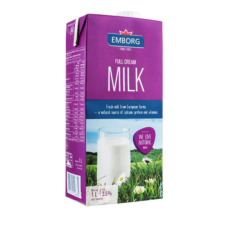 EMBORG LOW FAT MILK 1L - 1X12