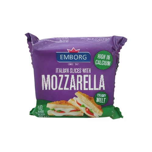 CHEESE ITALIAN MOZZARELLA 200G EMBORG