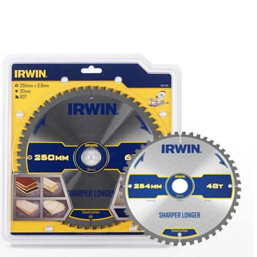 SAW BLADE IRWIN CIR CON 250MM-60T M