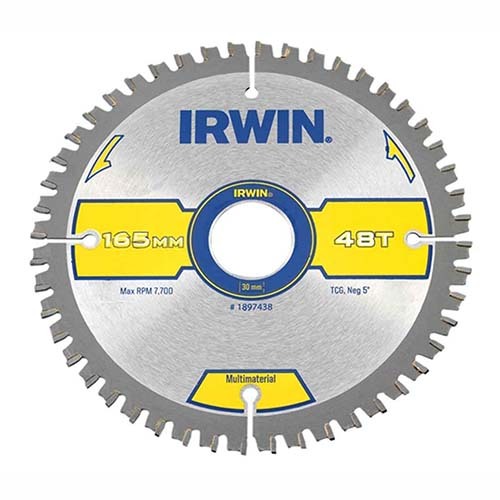 SAW BLADE IRWIN CIRCULAR MM 165MM-48T
