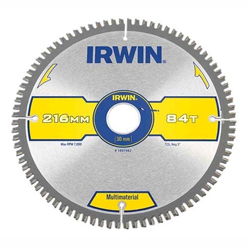 SAW BLADE IRWIN CIRCULAR MM 216MM-84T