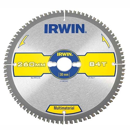SAW BLADE IRWIN CIRCULAR MM 260MM-84T