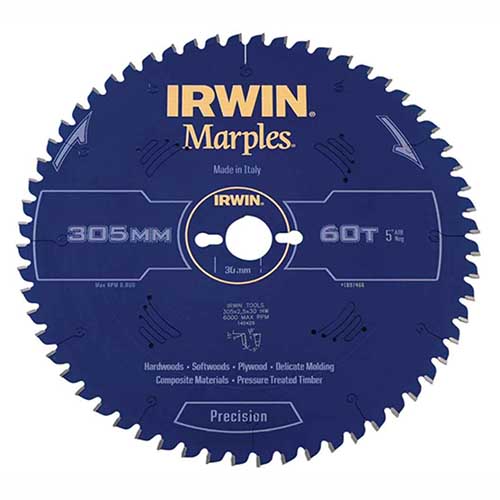 SAW BLADE IRWIN CIRCULAR 305MM-60T M