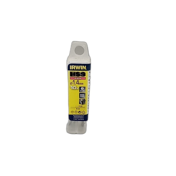 DRILL BIT IRWIN 10PCS 1.4MM HSS PRO