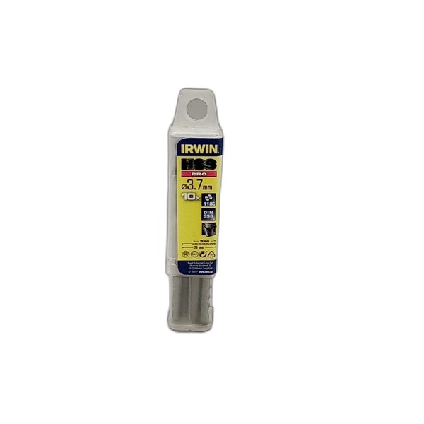 DRILL BIT IRWIN 10PCS 3.7MM HSS PRO