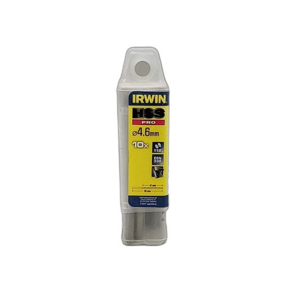 DRILL BIT IRWIN 10PCS 4.6MM HSS PRO