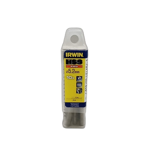 DRILL BIT IRWIN 10PCS 5.2MM HSS PRO