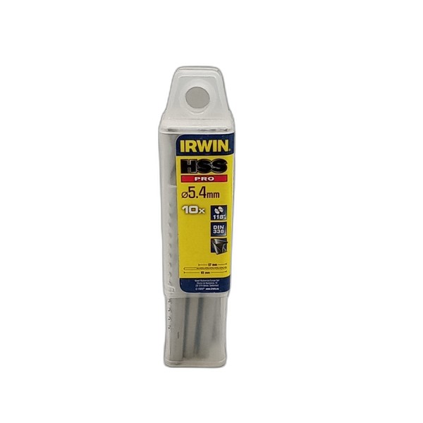 DRILL BIT IRWIN 10PCS 5.4MM HSS PRO