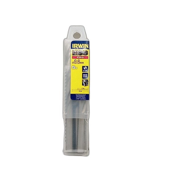 DRILL BIT IRWIN 5PCS 9.6MM HSS PRO