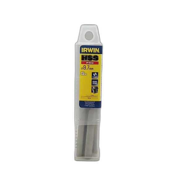 DRILL BIT IRWIN 5PCS 9.7MM HSS PRO