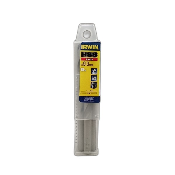 DRILL BIT IRWIN 5PCS 9.9MM HSS PRO