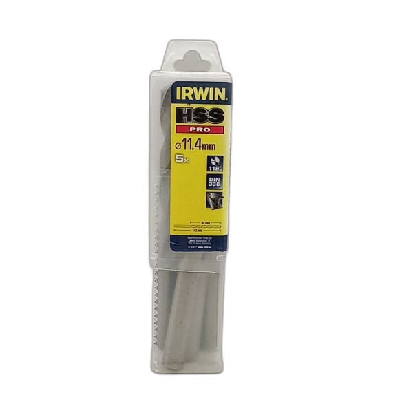 DRILL BIT IRWIN 5PCS 11.4MM HSS PRO