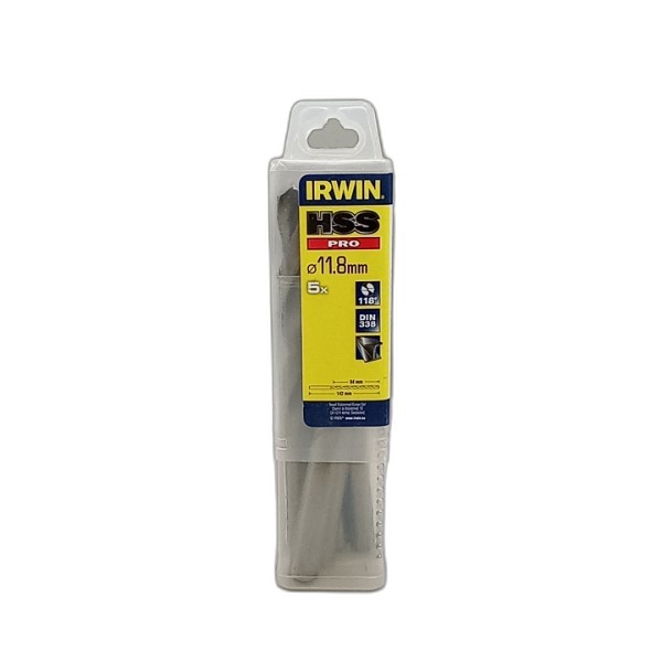 DRILL BIT IRWIN 5PCS 11.8MM HSS PRO