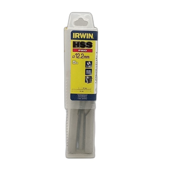 DRILL BIT IRWIN 5PCS 12.2MM HSS PRO