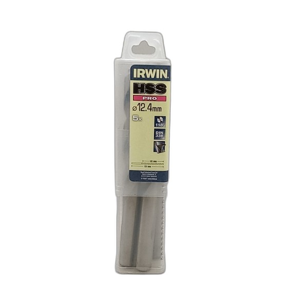 DRILL BIT IRWIN 5PCS 12.4MM HSS PRO