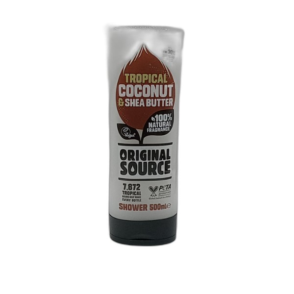 ORIGINAL SOURCE COCONUT-SHEA BODY WASH 500ML