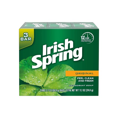 IRISH SPRING SOAP ORIGINAL 3BAR