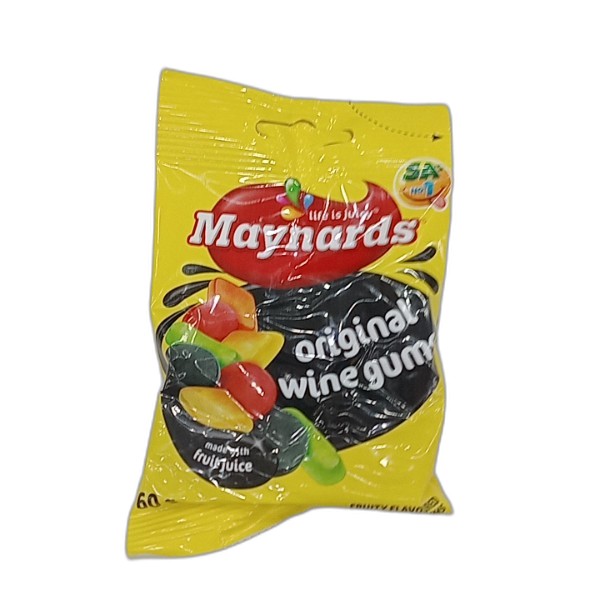 MAYNARDS WINE GUMS ORIGINAL 60G