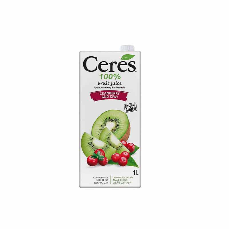 CERES CRANBERRY KIWI JUICE 1L