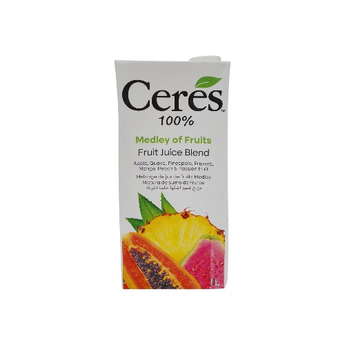 CERES JUICE MEDLEY OF FRUIT 1L 100%