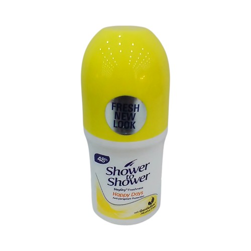SHOWER TO SHOWER  ROLL ON HAPPY DAYS 50ML