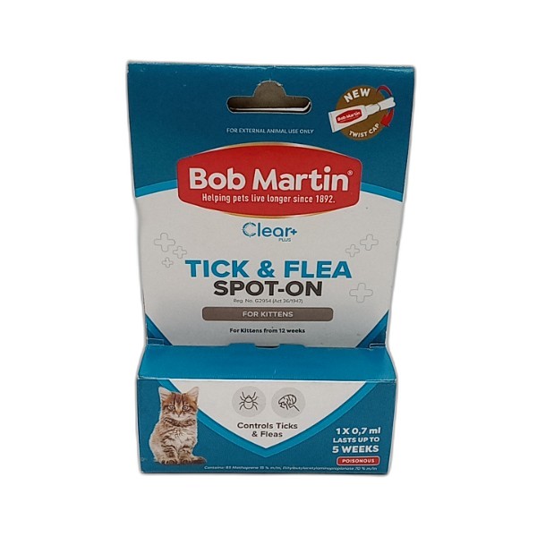 BOB-M CLEAR+ SPOT ON KITTENS 1X0.7ML