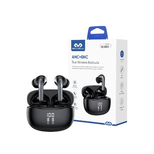 MICCELL WIRELESS EARBUDS BLACK