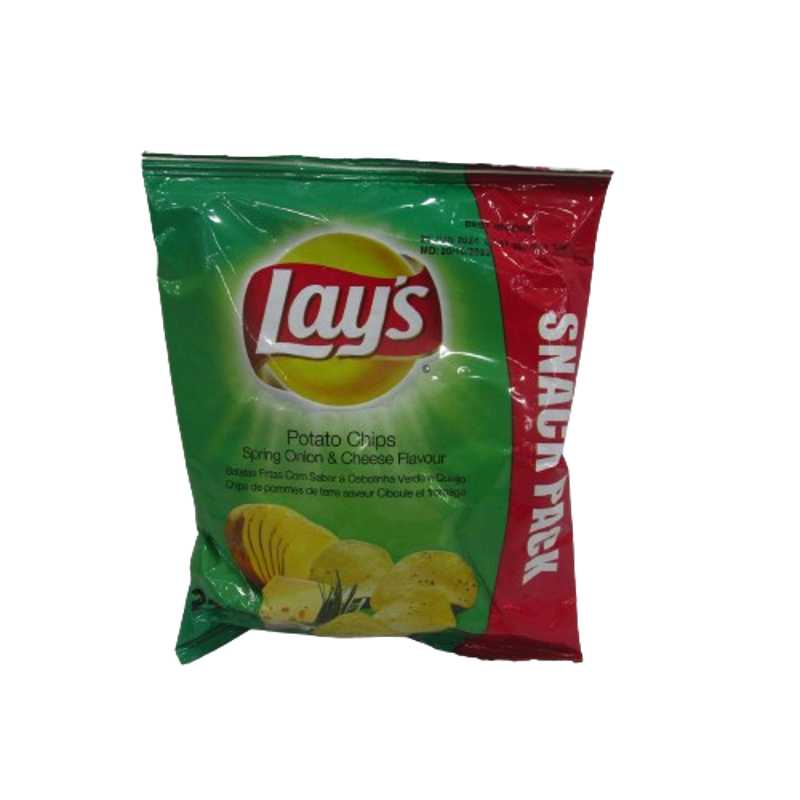 LAYS CHIPS SPRING ONION-CHEESE 23G