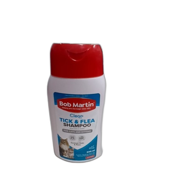BOB-M CAT SHAMPOO TICK-FLEA 200ML